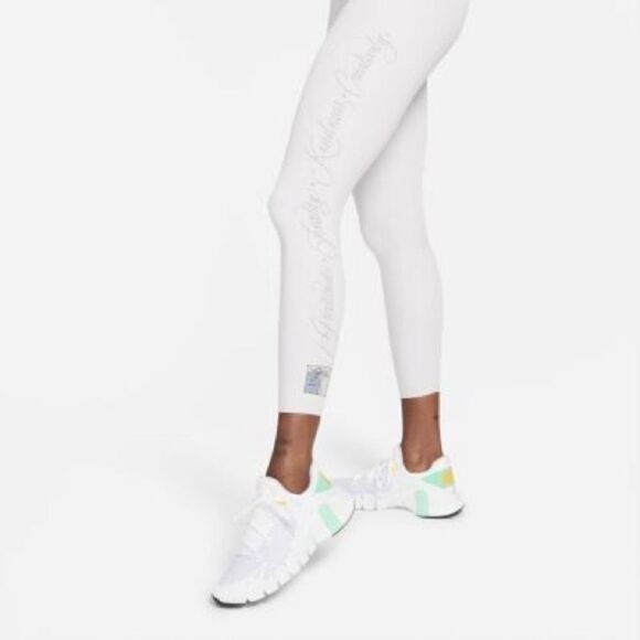 NWT Nike One Luxe Women's Mid-Rise 7/8 Gratitude Leggings Size Medium - Picture 1 of 10